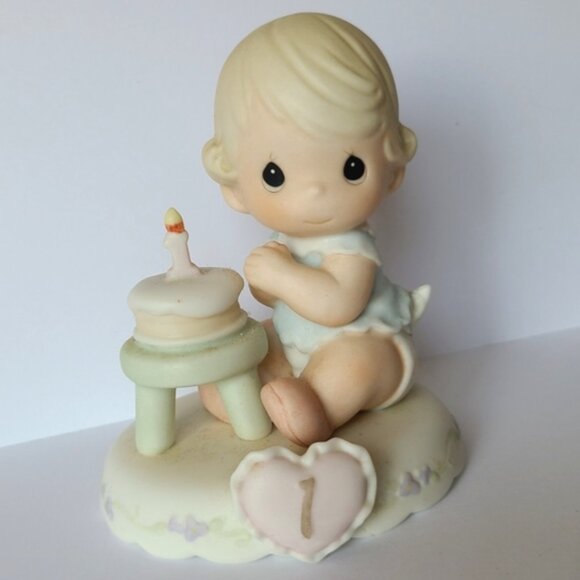 Vintage 1994 Precious Moments Growing In Grace 1 Years Old Collectible Figurine - Picture 1 of 6